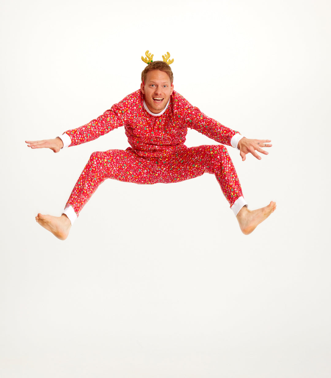Stilla | Skøre jule-pysjamaser rød herre