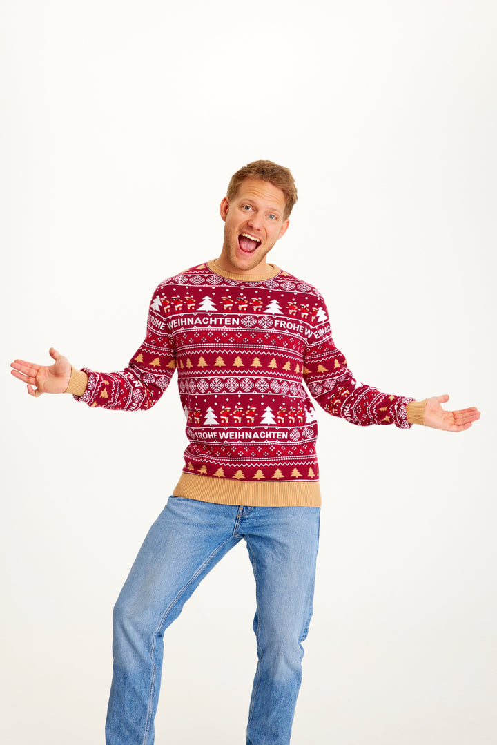 Stilla | Glædelig Jul Julestrikpullover Herre