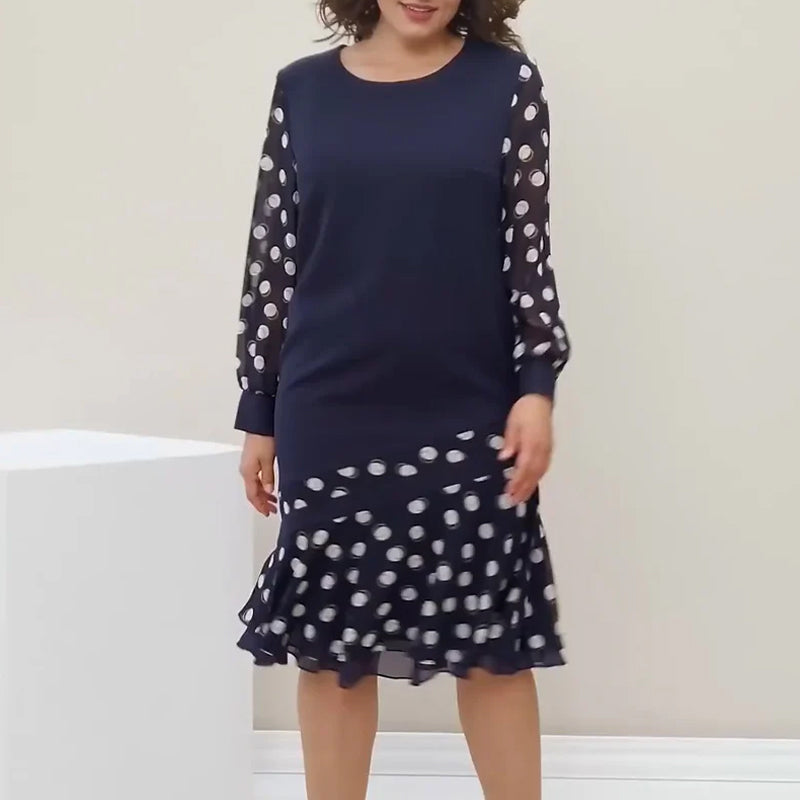 Stilla | Rundhals Lange ærmer Polka Dot