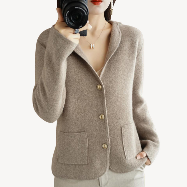 Stilla | Dame uld cardigan med knapper