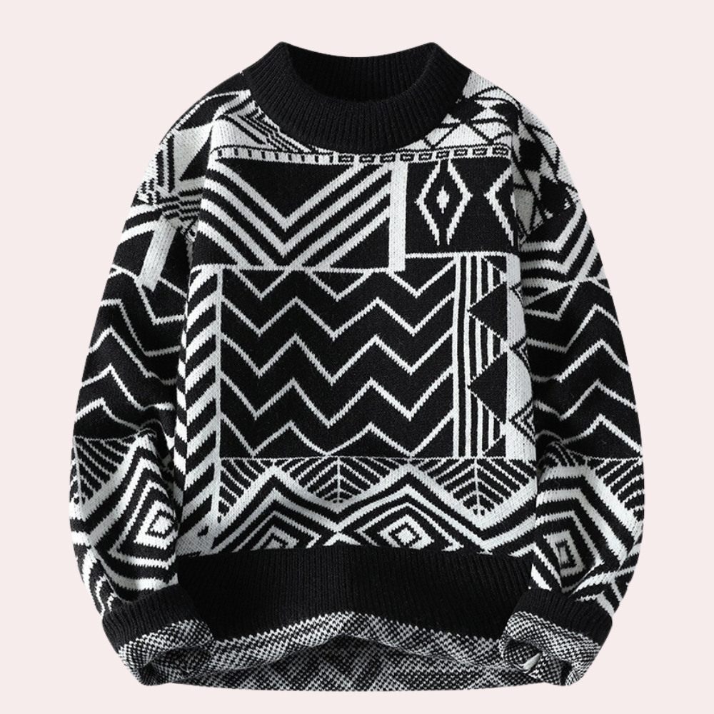 Stilla | Stilfuld Sweater med Løs Pasform til Mænd