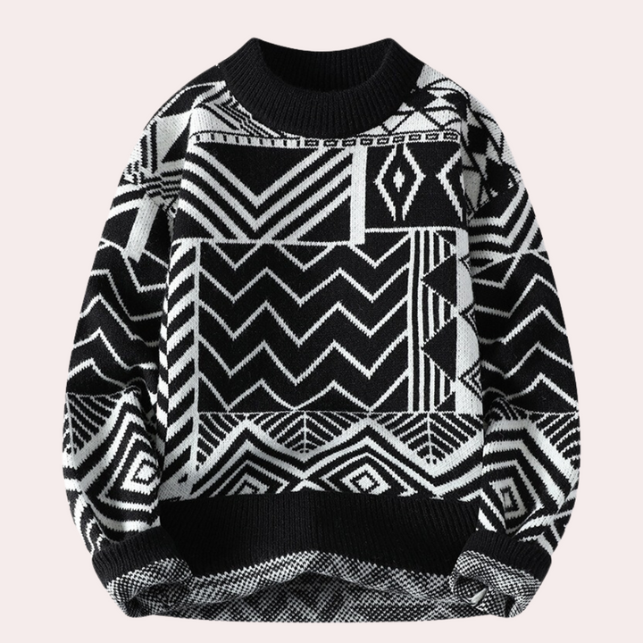 Stilla | Stilfuld Sweater med Løs Pasform til Mænd