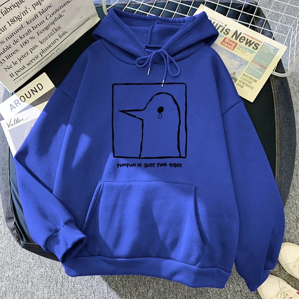 Stilla | Hoodie med Punpun Design