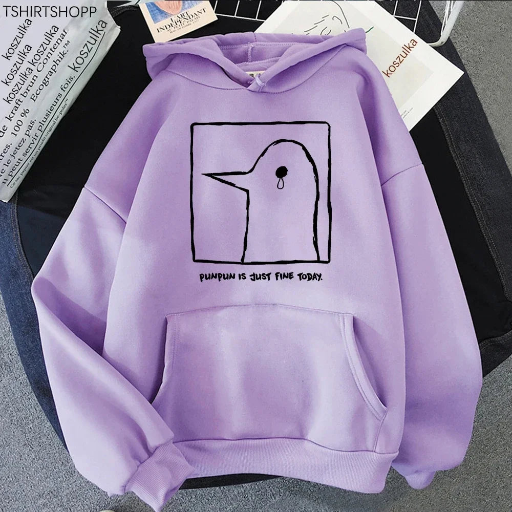 Stilla | Hoodie med Punpun Design