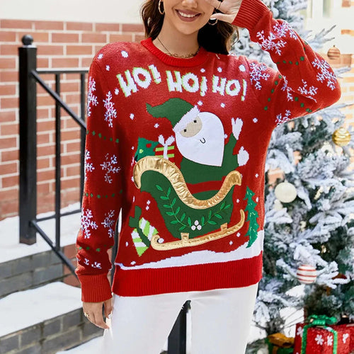 Stilla | Sweater Dame Fake Juletrøje