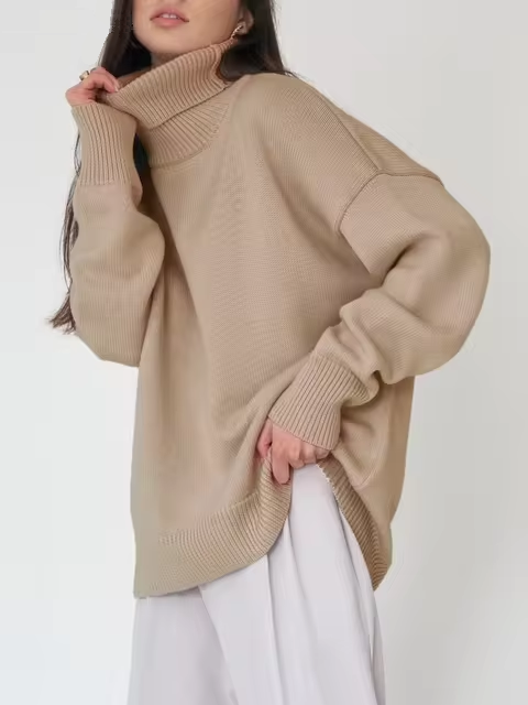 Stilla | Løs Pasform Rullekrave Sweater