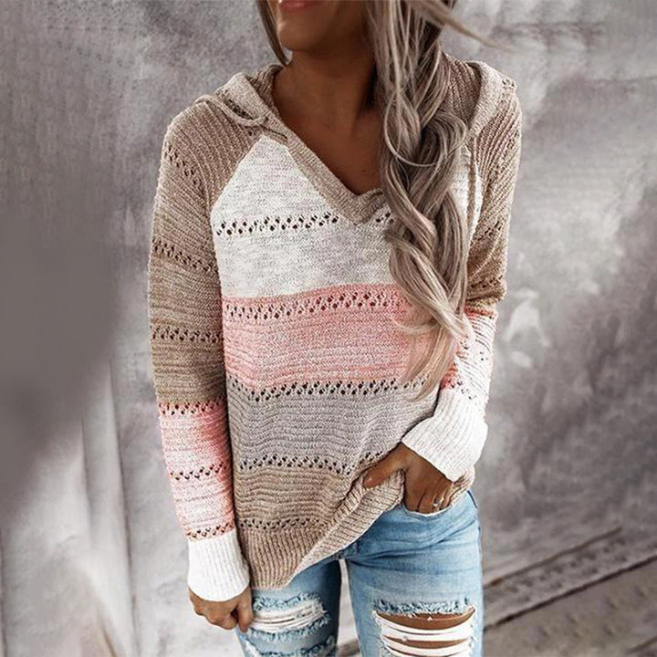 Stilla | V-udskæring sweater fritid sæson kollektion ideel til vinteren