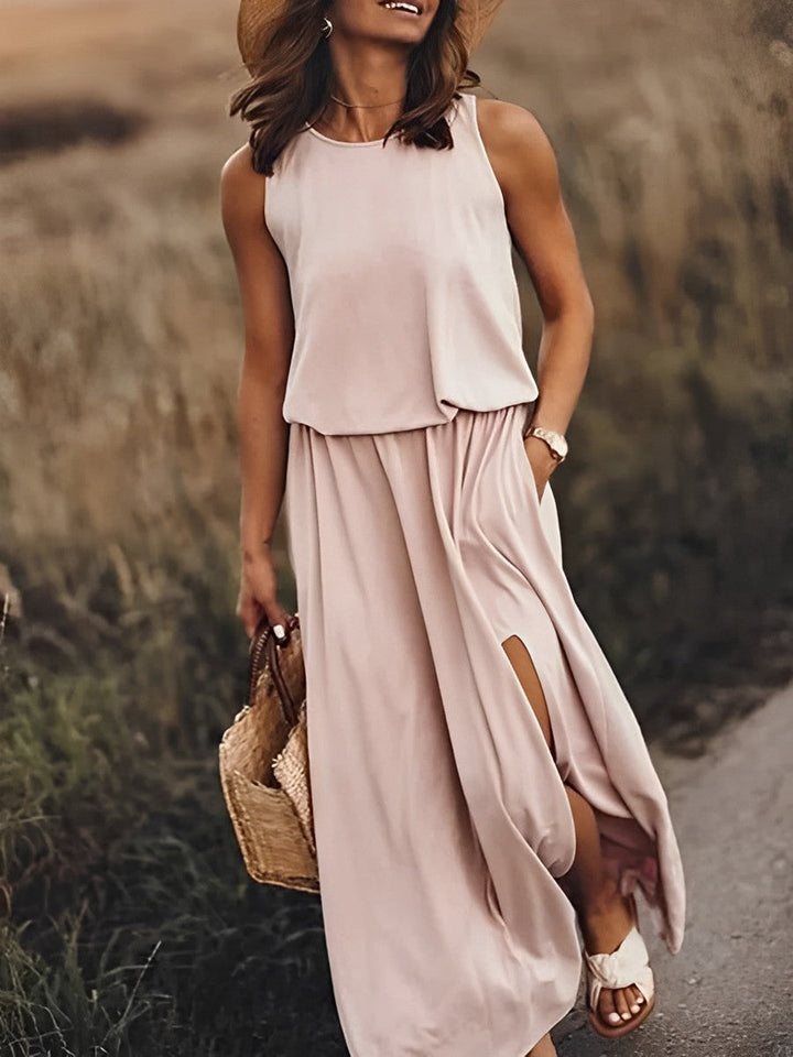 Stilla | Elegant farverigt kjole