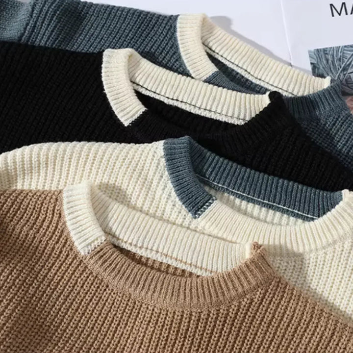 Stilla | Rund Hals Pullover I Blødt Strik