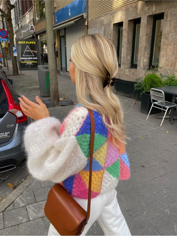 Stilla | Multifarvet Cozy Cardigan