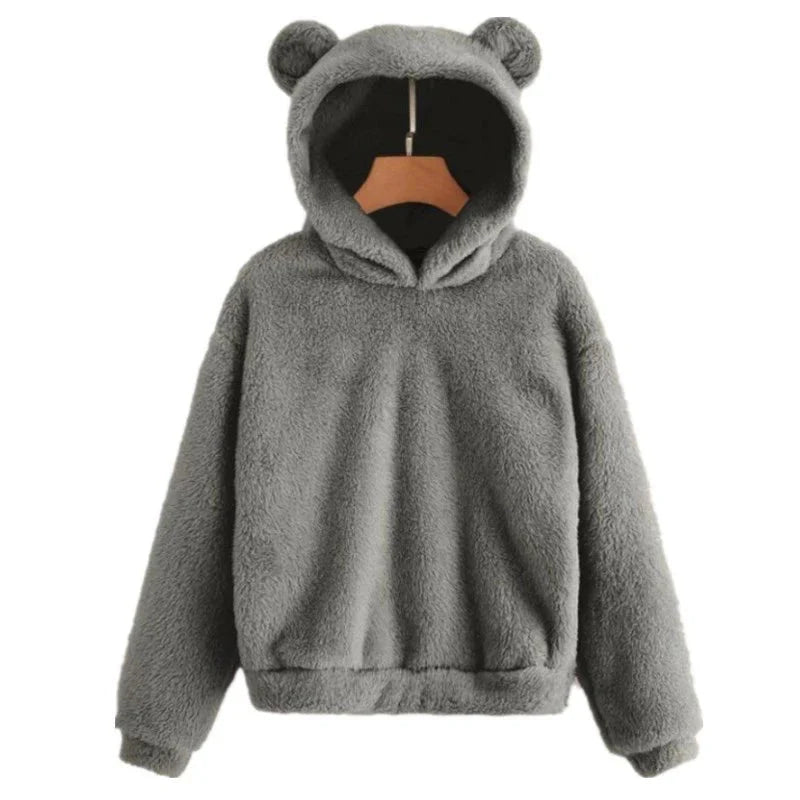 Stilla | Dame Hoodie med Teddyører