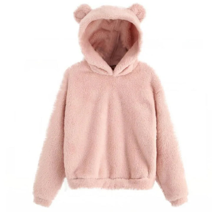 Stilla | Dame Hoodie med Teddyører