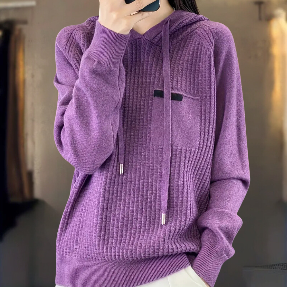 Stilla | Sweater med Hætte til Damer
