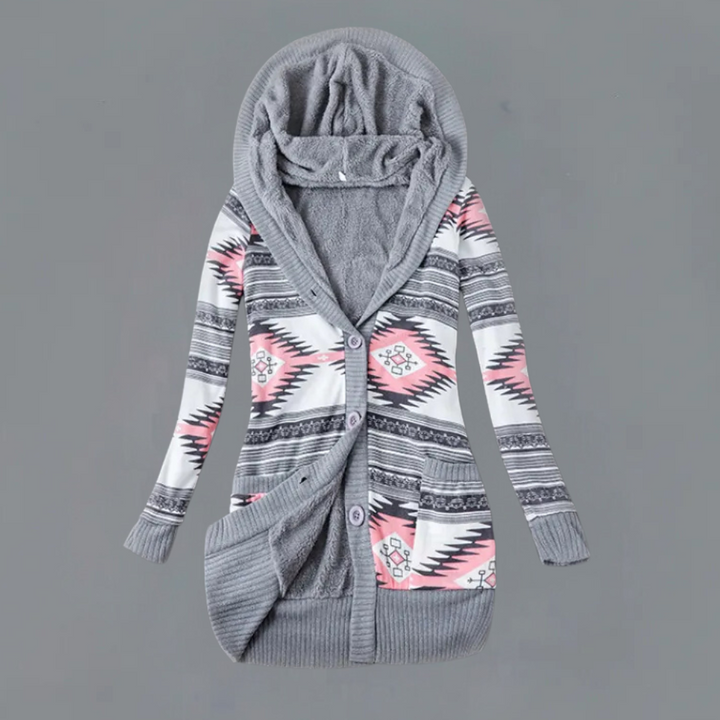 Stilla | Trendy Cardigan med Hætte til Kvinder
