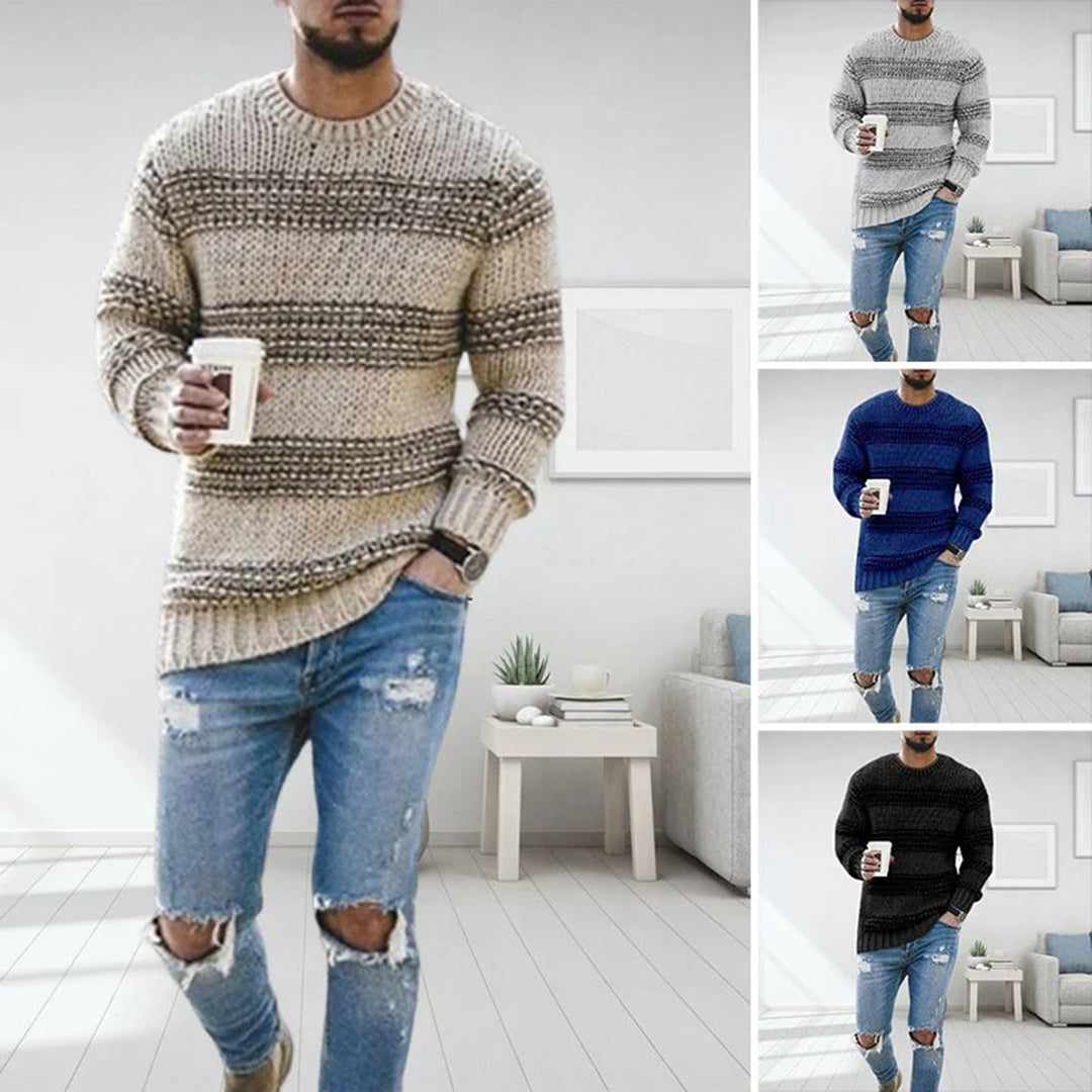 Stilla | Grovstriktrøje I Norsk Stil - Moderne Vinterpullover til Fritid & Hverdag