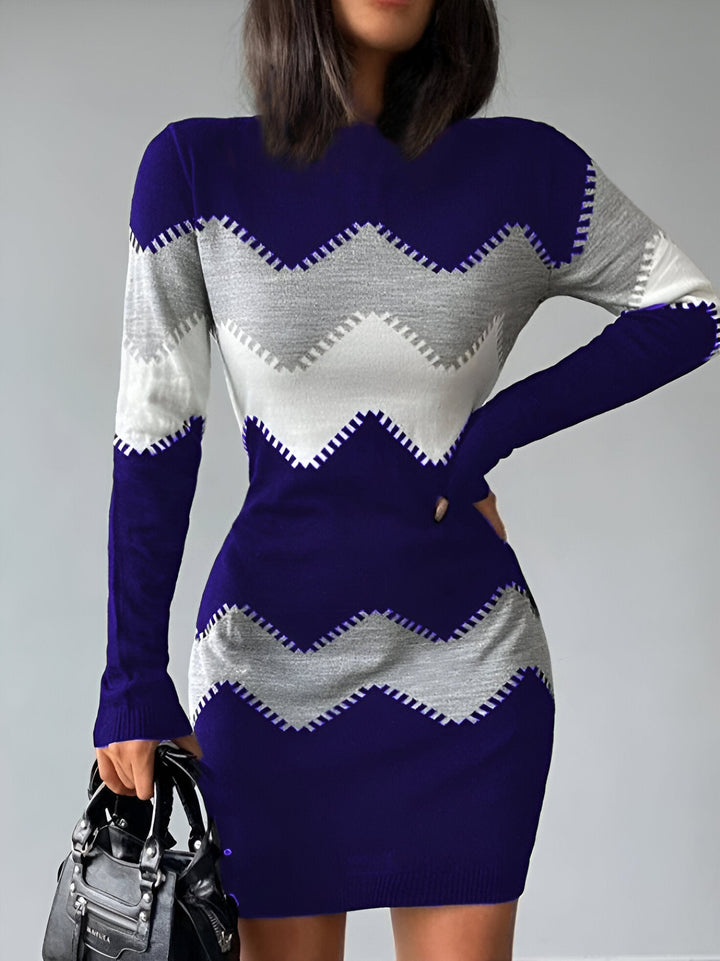 Stilla | Elegante Strikket Bodycon Mini Kjole