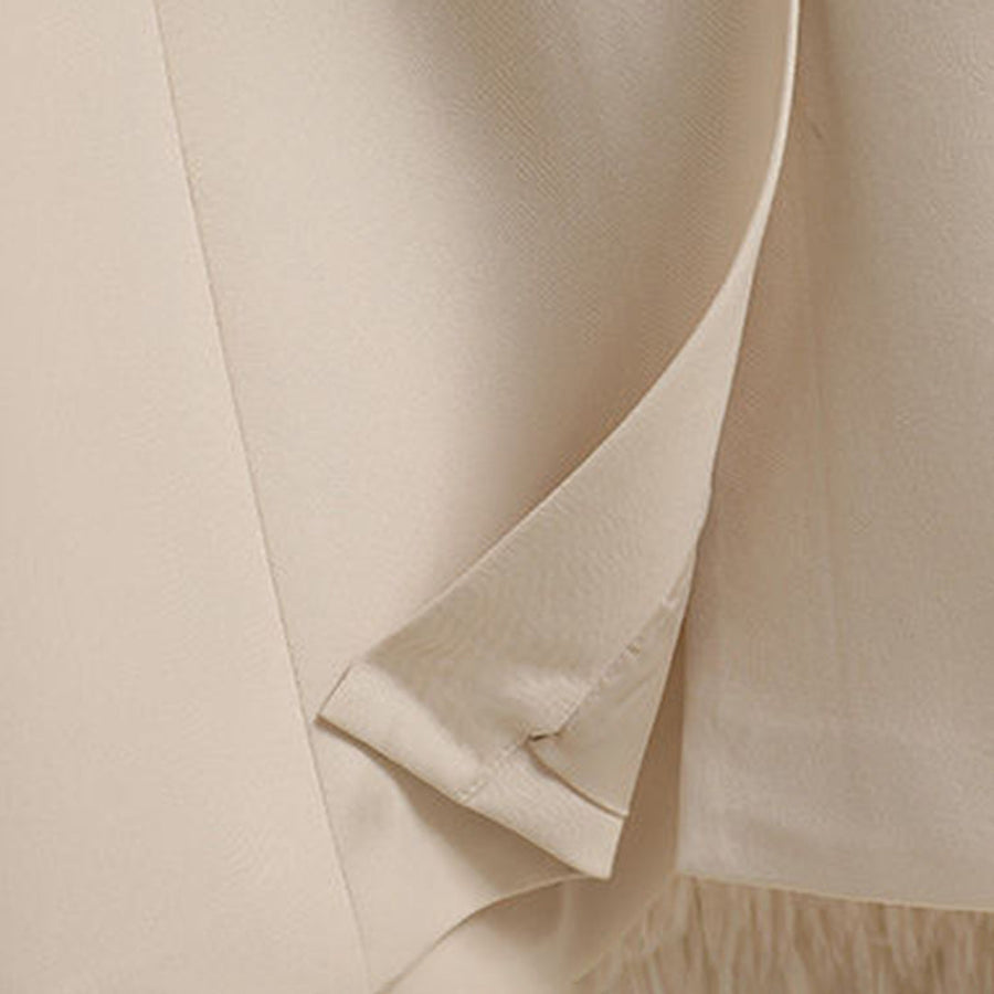 Stilla | Elegant Lang Blazer Med Bælte Til Damer