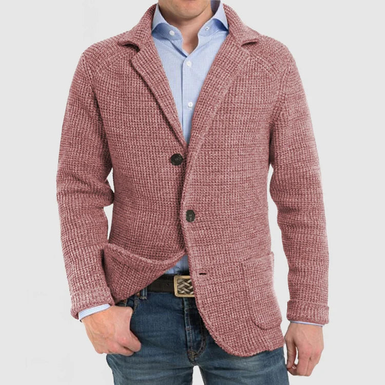 Stilla | Herr Strikblazer med To Knapper