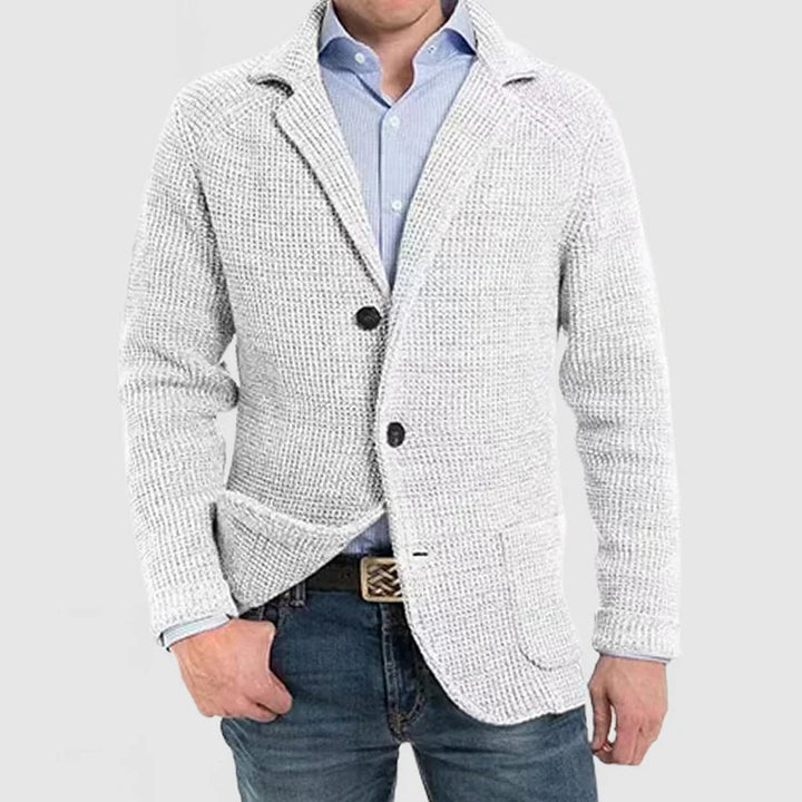 Stilla | Herr Strikblazer med To Knapper