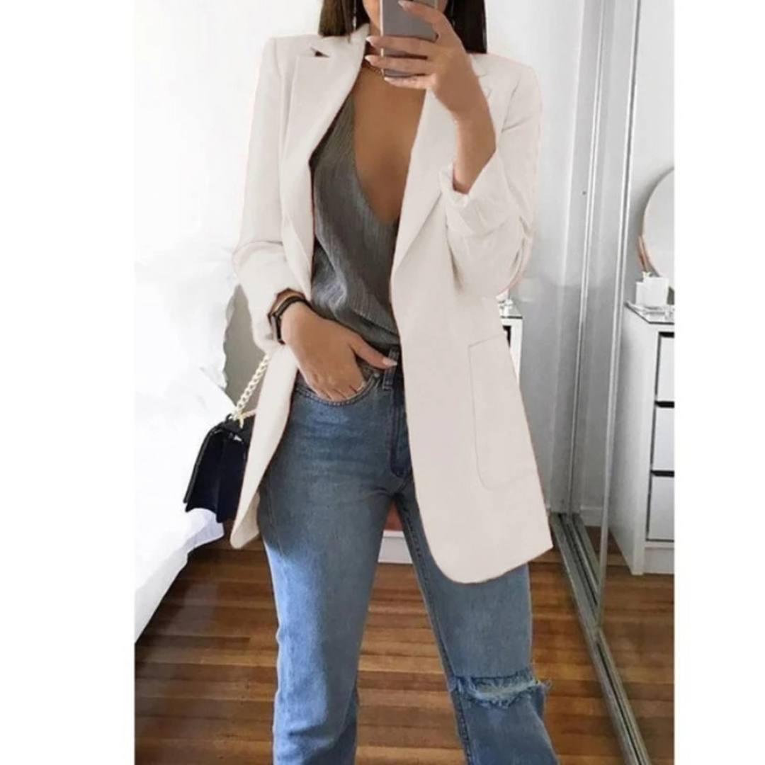 Stilla | Elegant dame-langblazer