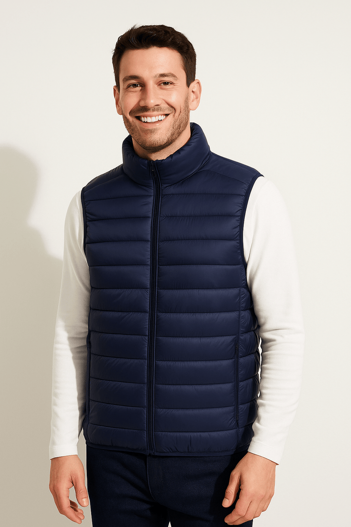 Stilla | Ærmeløs Steppvest I Nylon til Herrer