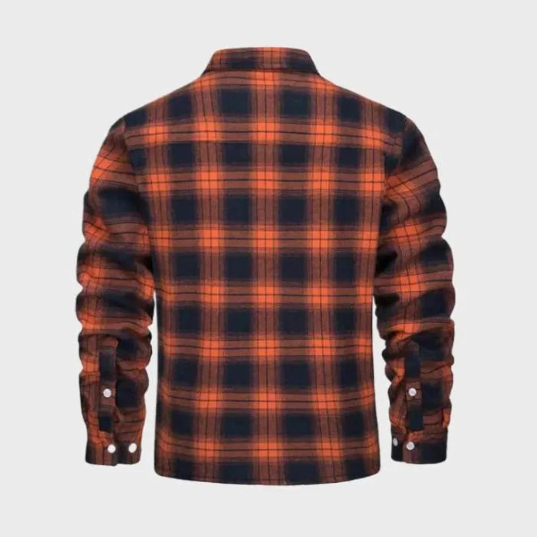 Stilla | Sherpa-Foring Flanneljakke