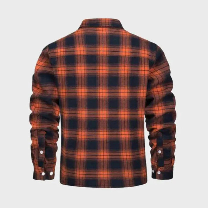 Stilla | Sherpa-Foring Flanneljakke