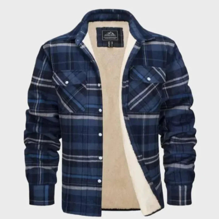 Stilla | Sherpa-Foring Flanneljakke