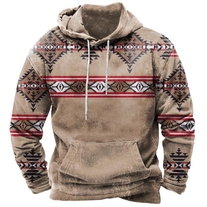 Stilla | Komfortabel Aztec-hoodie til afslappede stilarter