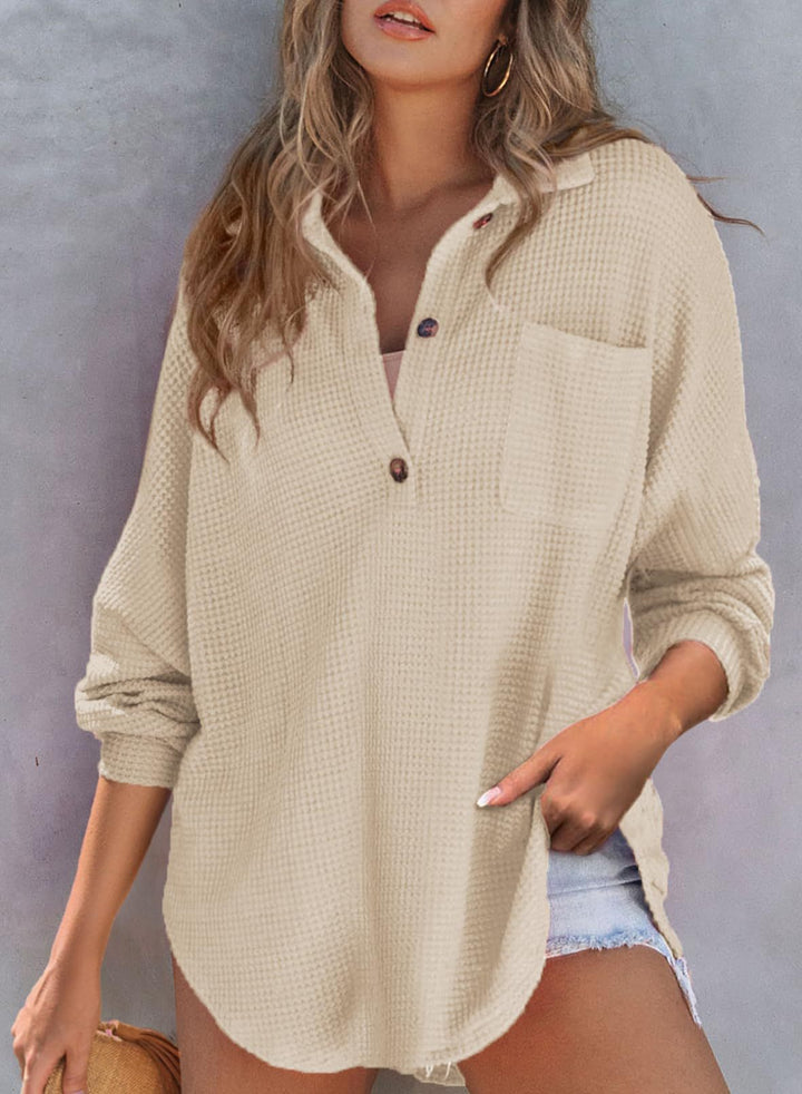 Stilla | Struktureret strikpullover