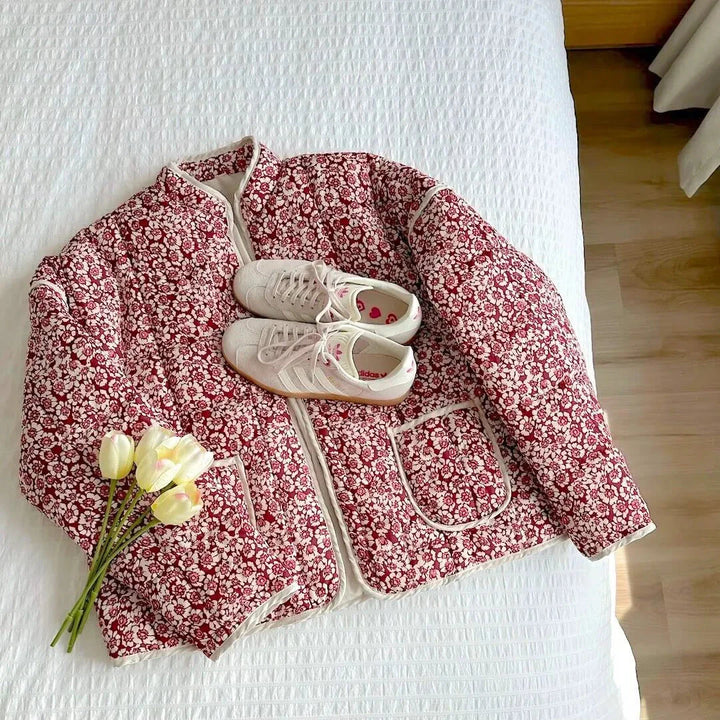 Stilla | Steppet Blomsterjakke