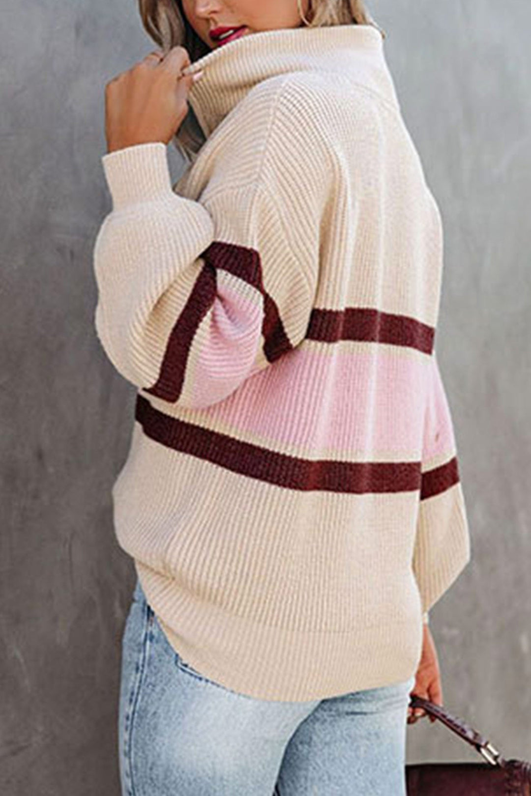 Stilla | Kvinders Half-Zip Sweater Lavet Af Bomuld – Varm & Komfortabel
