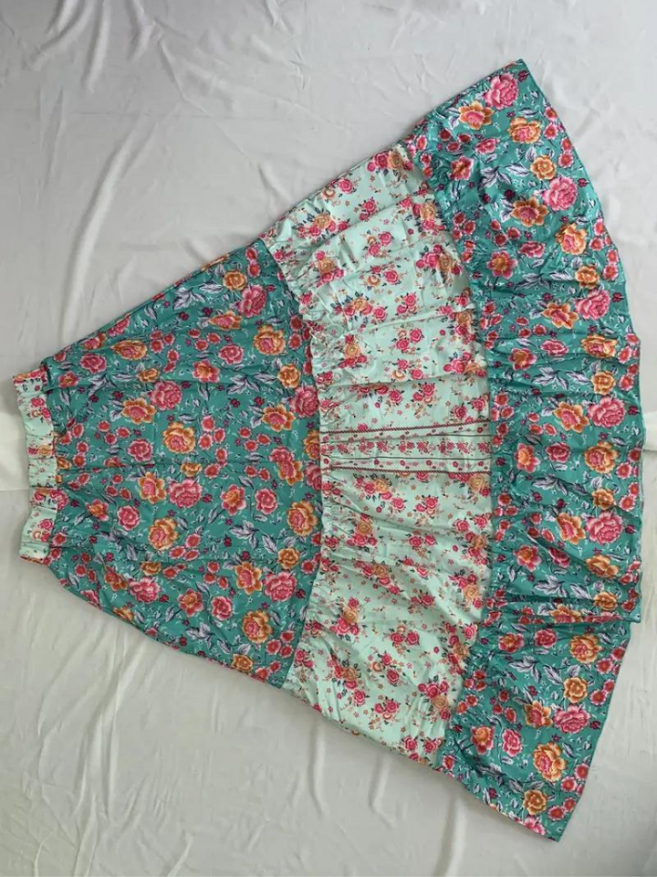 Skovae | Maxi Skirt Farverig Boho-flæser Skirt
