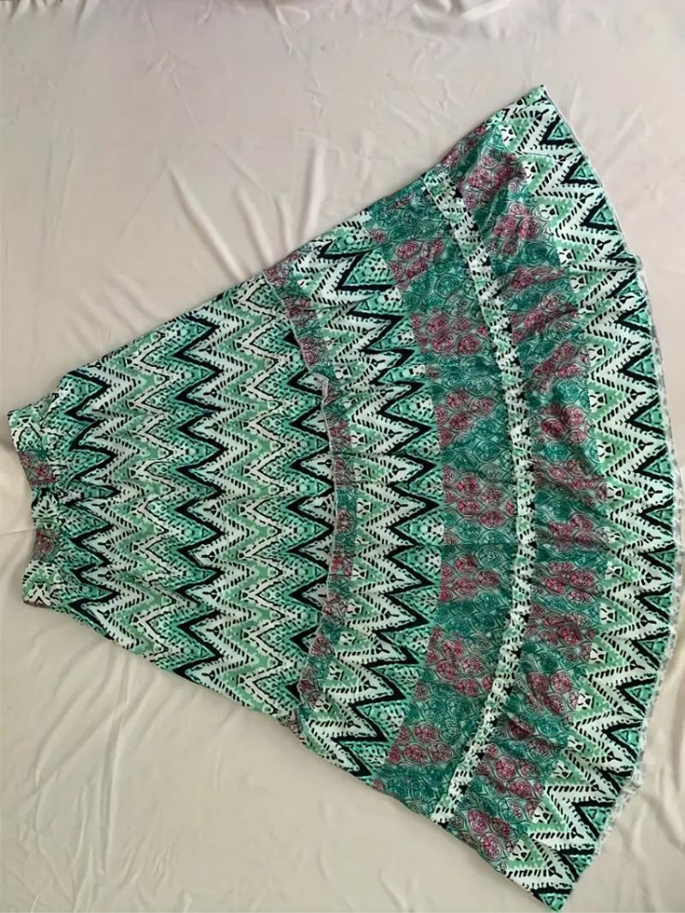 Skovae | Maxi Skirt Farverig Boho-flæser Skirt