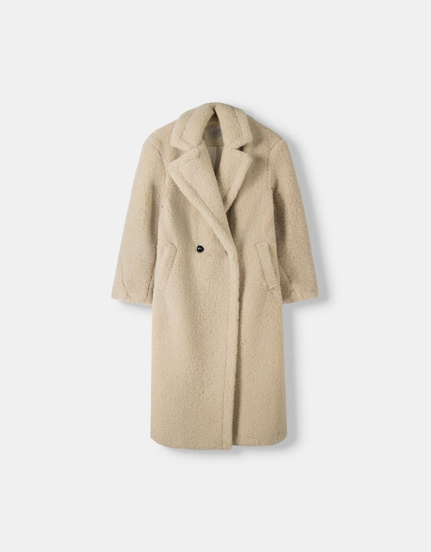 Stilla | Behagelig Dame Størrelse Overcoats Stilfuld Kunstpels med Varm Elegance