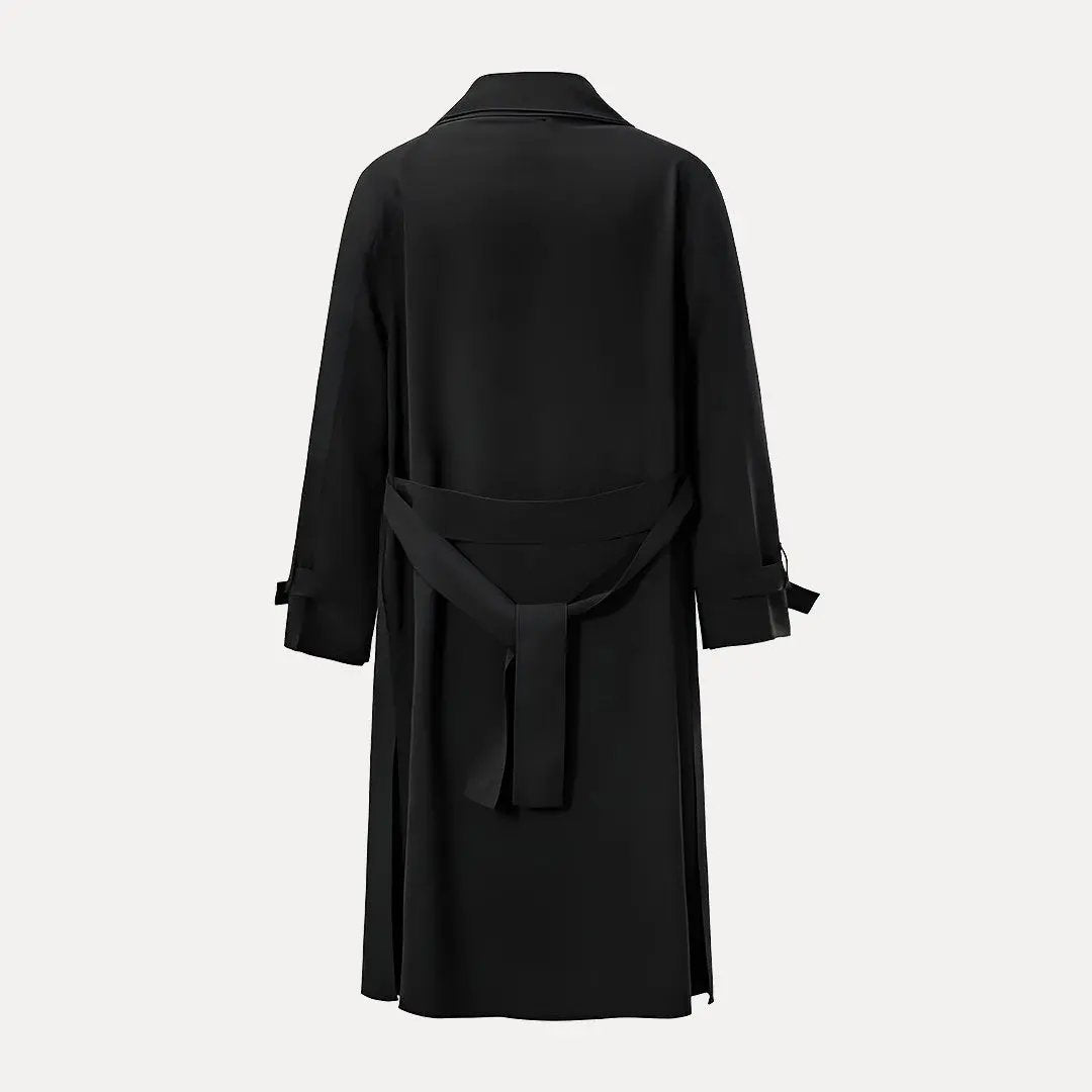 Stilla | Rygbånd Talje Revers Trenchcoat
