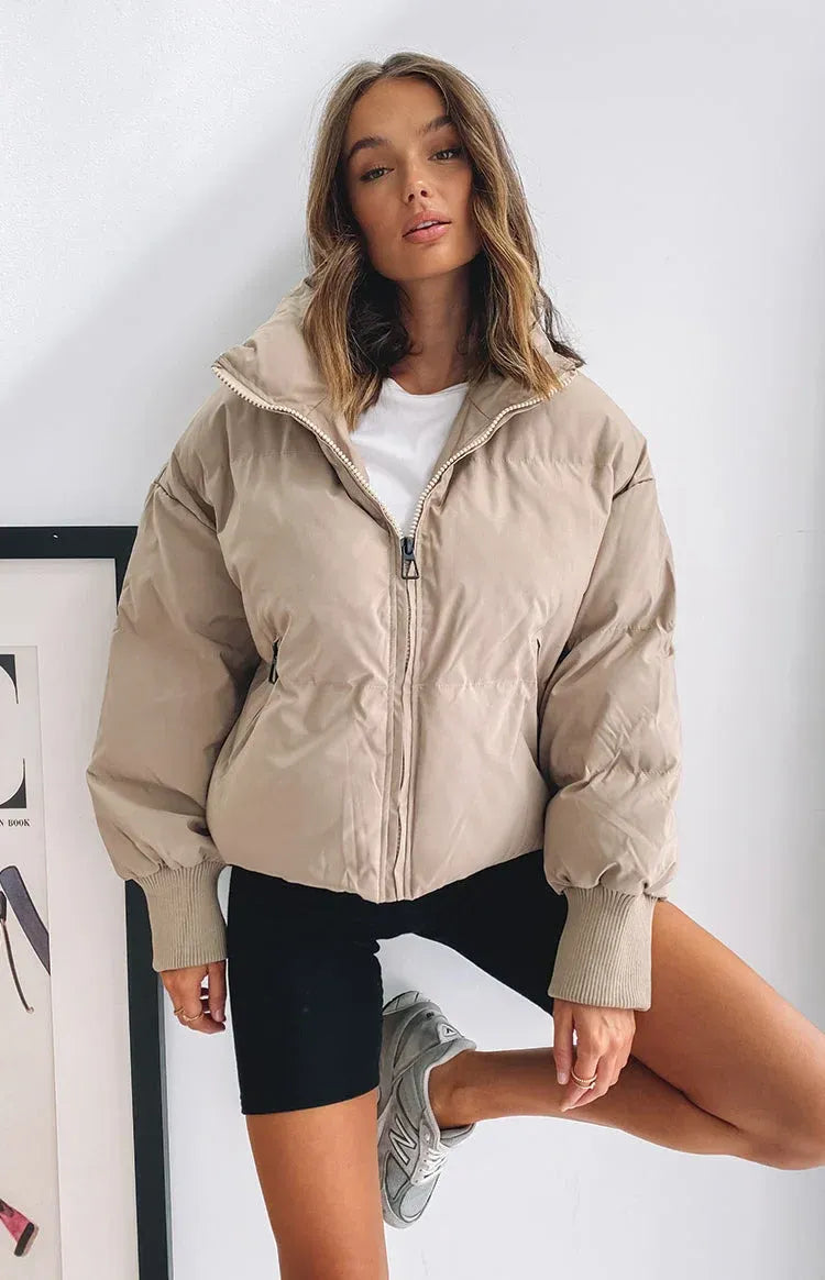 Stilla | Dame Oversized Pufferjakke