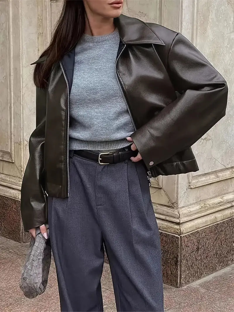Stilla | Dame Relaxed Fit Zip-Up Bomberjakke