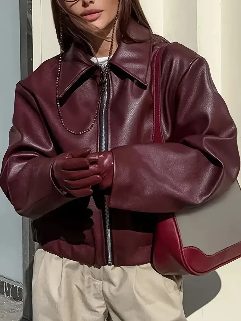 Stilla | Dame Relaxed Fit Zip-Up Bomberjakke