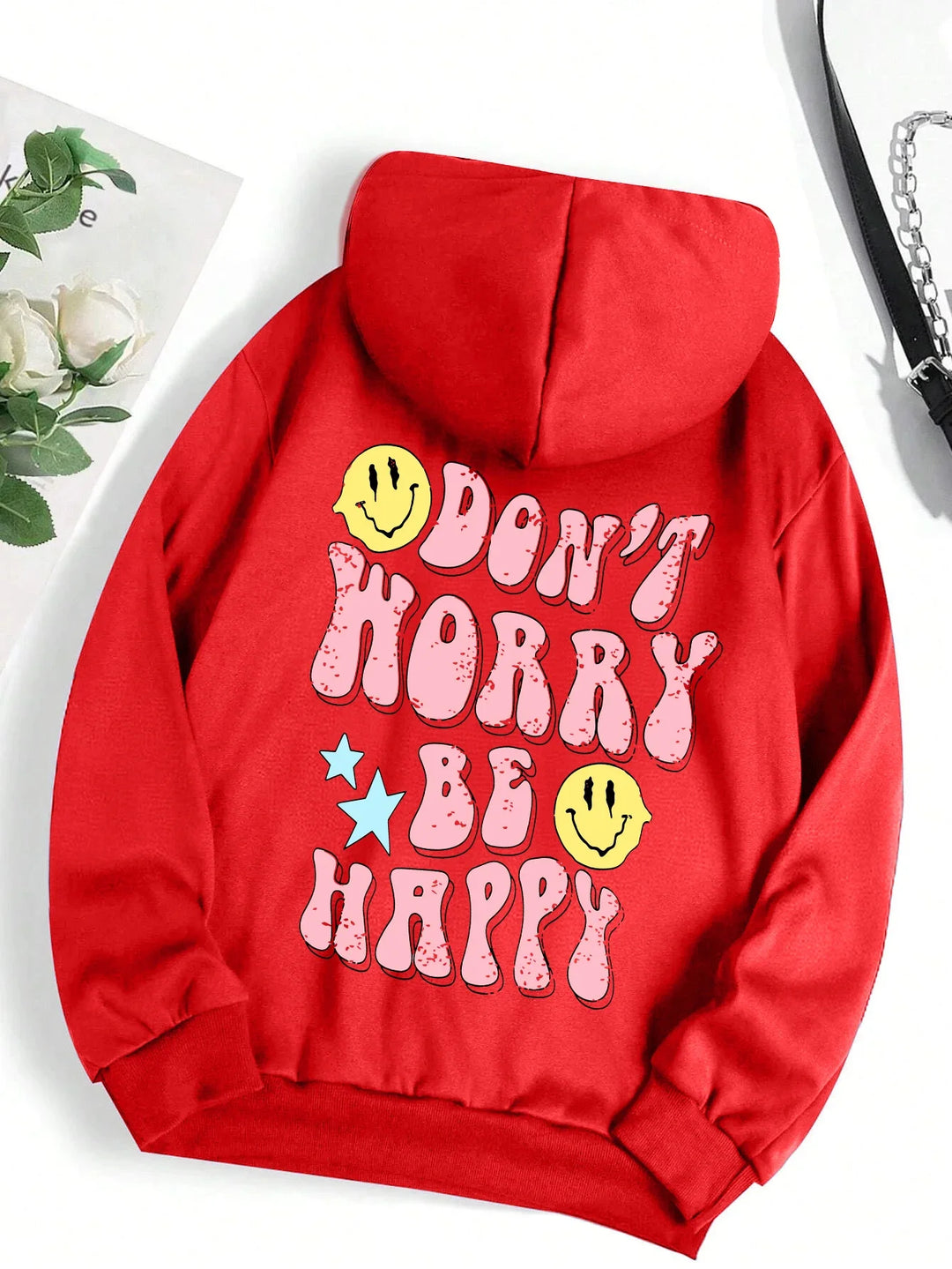 Stilla | Worry Be Happy Hoodie til Damer