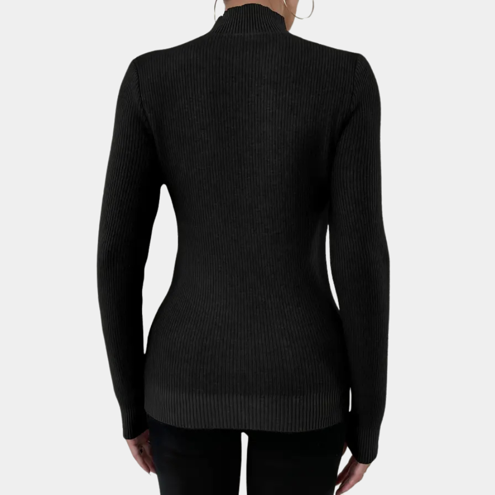 Stilla | Strikket Turtleneck Trøje til Kvinder
