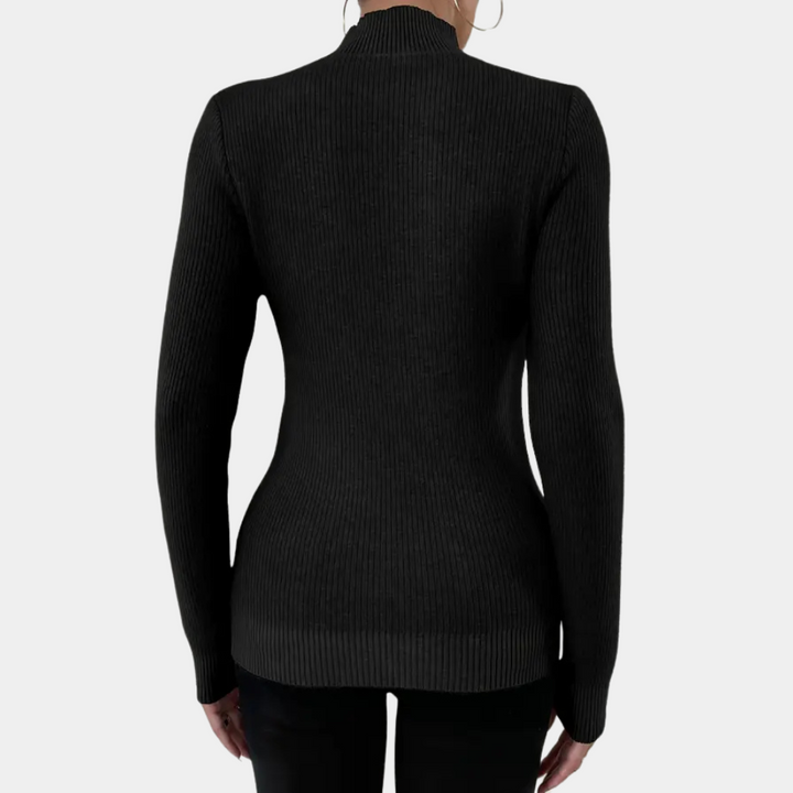 Stilla | Strikket Turtleneck Trøje til Kvinder