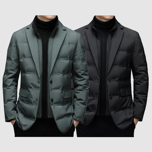 Stilla | Elegant varm herre vinterfrakke i klassisk moderne stil