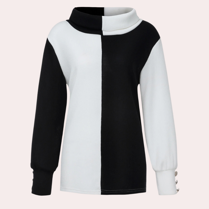 Stilla | Afslappet Højhalset Sweater til Kvinder