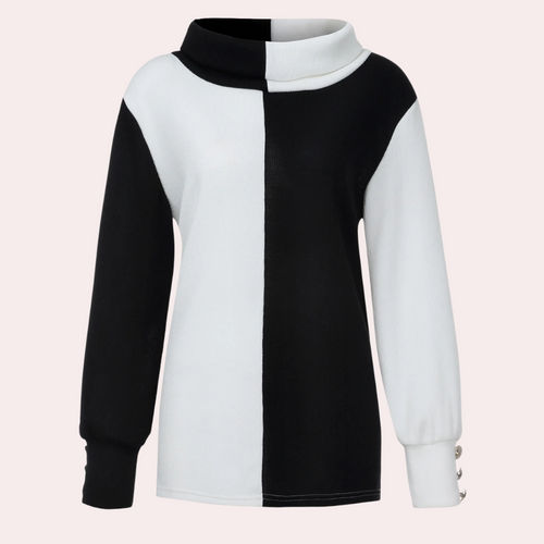 Stilla | Afslappet Højhalset Sweater til Kvinder