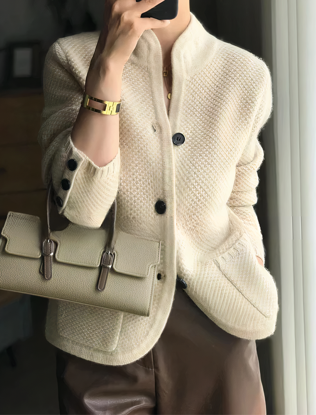 Stilla | Cardigan Med Knapper