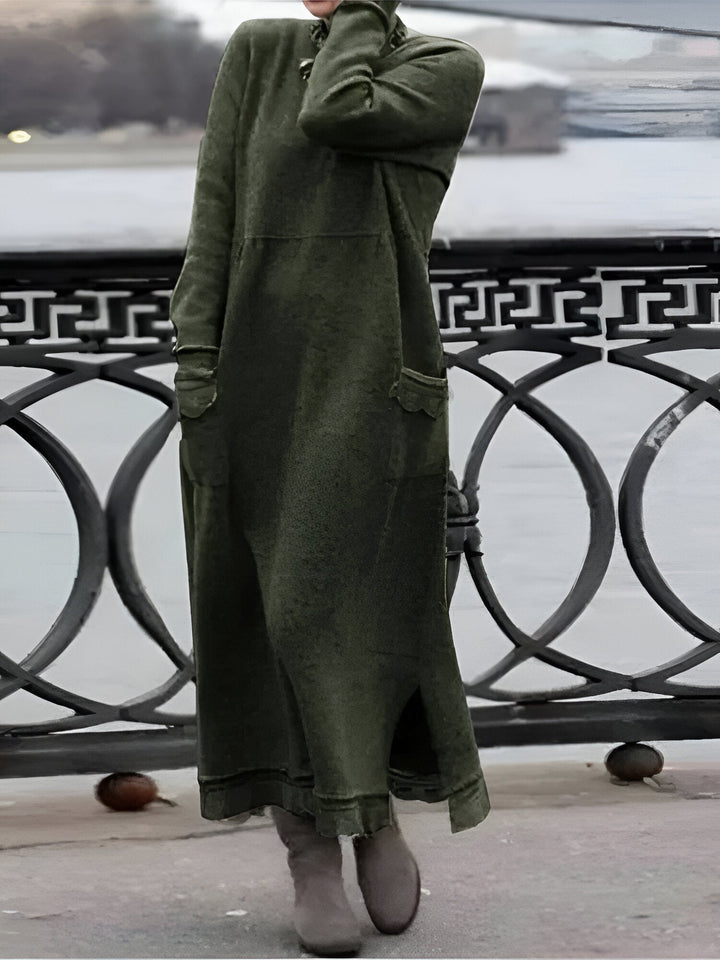 Stilla | Hyggeligt Velour Sweatshirt Kjole