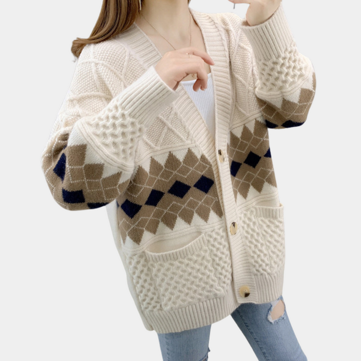 Stilla | Stylish Strikket Cardigan til Damer