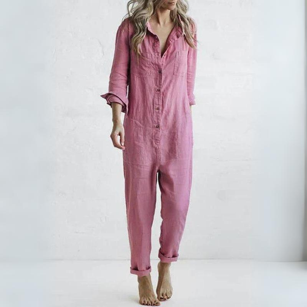 Stilla | Stilfuld Langærmet Jumpsuit til Kvinder