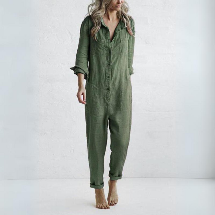 Stilla | Stilfuld Langærmet Jumpsuit til Kvinder